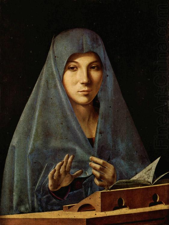 Virgin Annunciate (mk08), Antonello da Messina